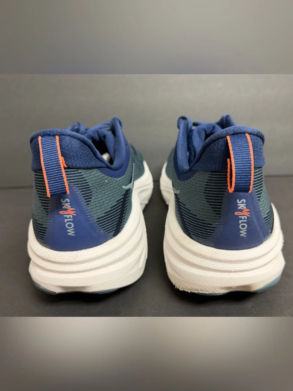 Hoka One One Skyflow Shoes Mens 13 2E Wide Varsity Navy Running BARELY WORN